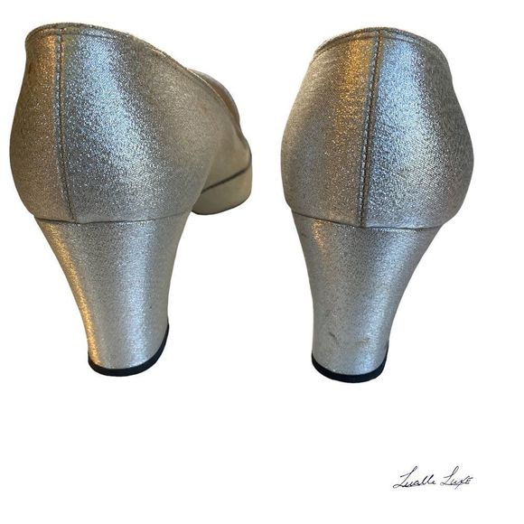 Vintage Balenciaga silver pump in box - Picture 5 of 15